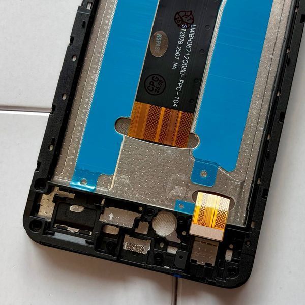 Дисплей для ZTE Blade A36 (Z2472) с черным тачскрином и корпусной рамкой, Original Self Welded 108278_1 фото