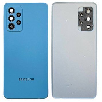 Задня кришка Samsung A525 | A528 Galaxy A52 2021 blue (зі склом камери) 6031 фото