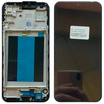 Дисплей для Samsung A155 | A156 Galaxy A15 5G с черным тачскрином и корпусной рамкой, INCELL 83401 фото