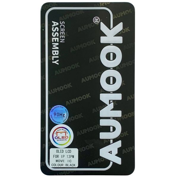 Дисплей для iPhone 13 Pro Max з чорним тачскріном, AUMOOK Prime SOFT OLED 90Hz (move IC) 648194 фото
