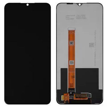Дисплей для Realme C21Y (RMX3261, RMX3263, RMX3253) з чорним тачскріном, Original (PRC) 146752 фото