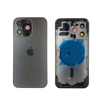 Корпус для iPhone 13 Pro Black в сборе с держателем SIM и кнопками, EU 1408547 фото
