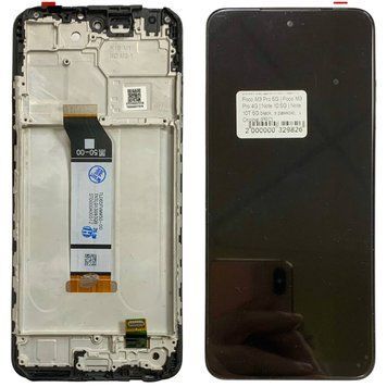 Дисплей для Xiaomi Redmi Note 10T 5G (M2103K19I) з чорним тачскріном та корпусною рамкою, Original (PRC) 9860790_4 фото