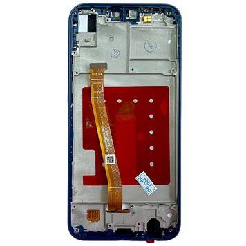 Дисплей для Huawei P20 Lite | Nova 3e (ANE-LX1 | ANE-L21) с черным тачскрином и синей корпусной рамкой, Original (PRC) 057340 фото