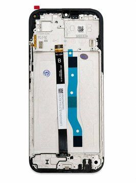Дисплей для Xiaomi Poco C85 4G з чорним тачскріном та корпусною рамкою, Original Self Welded (Європейська версія) 108066_3 фото
