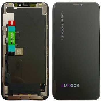 Дисплей для iPhone 11 Pro з чорним тачскріном, AUMOOK Prime HARD OLED (move IC) 150986 фото