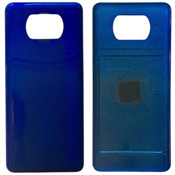 Задня кришка Xiaomi Poco X3 | Poco X3 Pro blue (без скла камери) 0712328 фото