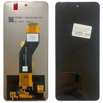 Дисплей для ZTE Nubia V60 Design с черным тачскрином, Original 156678 фото