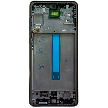 Дисплей для Samsung A736 Galaxy A73 2022 с черным тачскрином и корпусной рамкой, OLED 1120050 фото