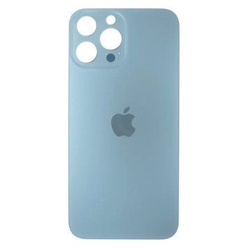 Задня кришка корпусу iPhone 13 Pro Max Blue (великий виріз під камеру), Original (China) 1408673 фото