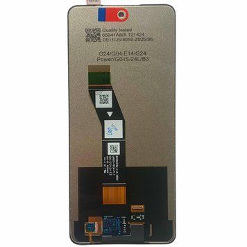 Дисплей для Motorola Moto G04 | Moto G04S | Moto E14 | Moto G24 | Moto G24 Power с черным тачскрином, Original (PRC) 101245 фото