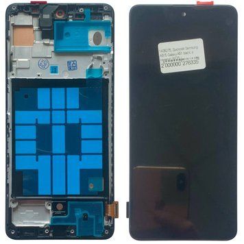 Дисплей для Samsung A515 Galaxy A51 (2020) с черным тачскрином и корпусной рамкой, INCELL 1405275 фото