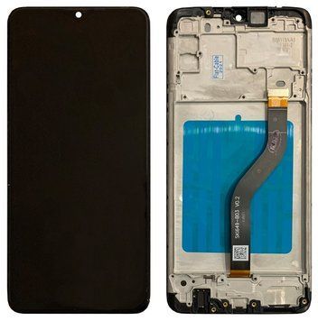 Дисплей для Samsung A207 Galaxy A20s 2019 с черным тачскрином и корпусной рамкой, Original 1120017 фото