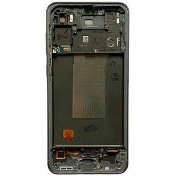 Дисплей для Samsung A566 Galaxy A56 5G 2025 с черным тачскрином и корпусной рамкой, Original 83329 фото
