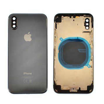 Корпус для iPhone X Black в сборе с держателем SIM и кнопками, USA 150928 фото