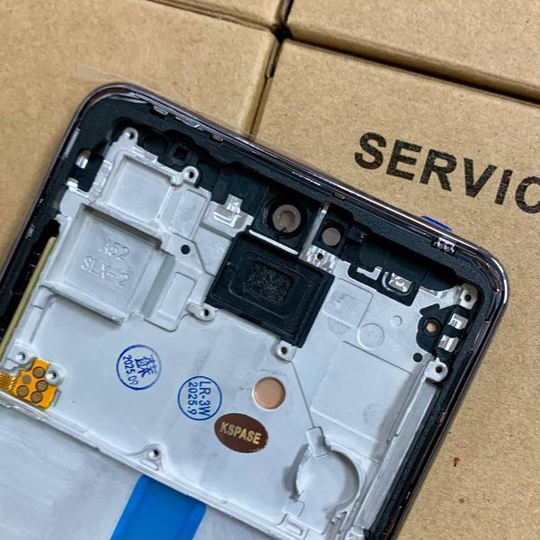 Дисплей для Samsung A525 | 526 | A528 Galaxy A52 с черным тачскрином и корпусной рамкой, OLED 1405313 фото