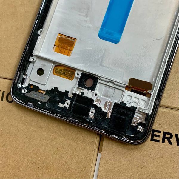 Дисплей для Samsung A525 | 526 | A528 Galaxy A52 с черным тачскрином и корпусной рамкой, OLED 1405313 фото