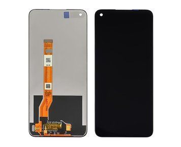 Дисплей для OPPO A96 4G | Realme 8i | Realme 9i | Narzo 50 з чорним тачскріном, Original (PRC) 8500825 фото