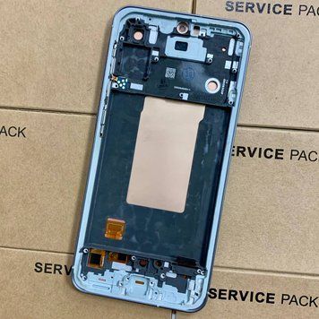Дисплей для Samsung A566 Galaxy A56 5G 2025 с черным тачскрином и корпусной рамкой, OLED 83356 фото