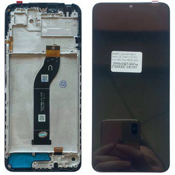 Дисплей для Xiaomi Redmi 13C 5G (23124RN87G, 23124RN87I, 23124RN87C) з чорним тачскріном та корпусною рамкою, Original (China) 9860797_2 фото