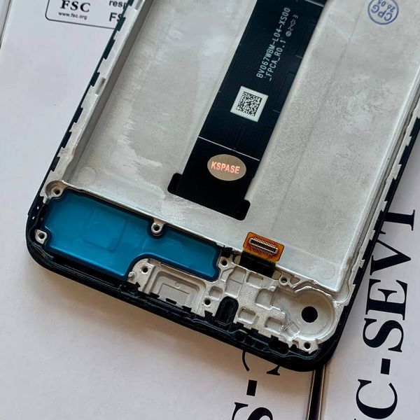 Дисплей для Xiaomi Redmi 13C 5G (23124RN87G, 23124RN87I, 23124RN87C) з чорним тачскріном та корпусною рамкою, Original (China) 9860797_2 фото