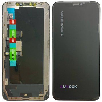 Дисплей для iPhone Xs Max з чорним тачскріном, AUMOOK Prime HARD OLED 150985 фото