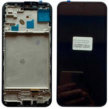 Дисплей для Samsung M156 Galaxy M15 5G 2024 с черным тачскрином и корпусной рамкой, Hard OLED 83418 фото
