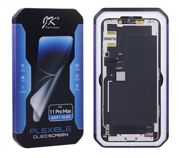 Дисплей для iPhone 11 Pro Max з чорним тачскріном, JK Soft OLED (move IC) 37409 фото