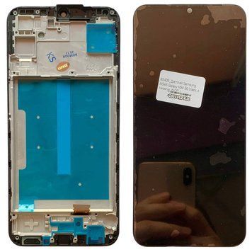 Дисплей для Samsung M346 Galaxy M34 5G с черным тачскрином и корпусной рамкой, INCELL 83409 фото