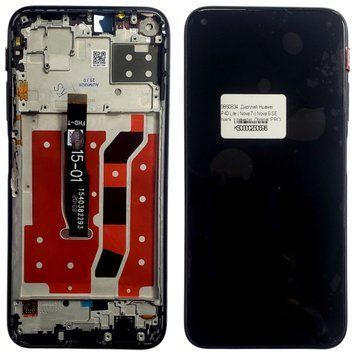 Дисплей для Huawei P40 Lite | Nova 7i | Nova 6 SE з чорним тачскріном та корпусом, Original (PRC) 9860834 фото