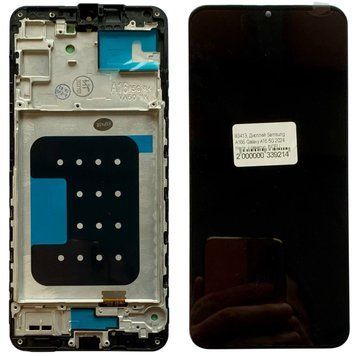 Дисплей для Samsung A166 Galaxy A16 5G 2024 с черным тачскрином и корпусной рамкой, INCELL 83413 фото
