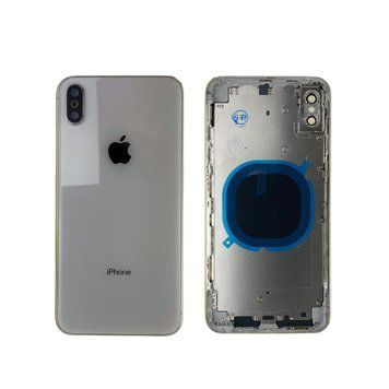 Корпус для iPhone Xs Max White в сборе с держателем SIM и кнопками, USA 1408564 фото