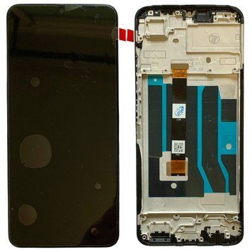 Дисплей для Realme C51 | C60 | Note 50 з чорним тачскріном та корпусною рамкою, Original (PRC) 8500926 фото