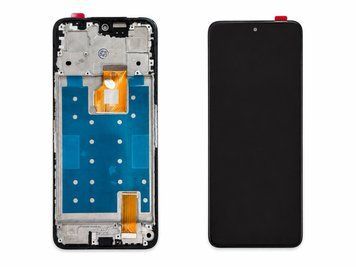 Дисплей для Huawei Honor 400 Smart з чорним тачскріном, Original Self Welded 57506_2 фото