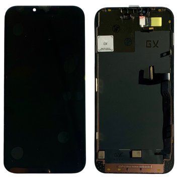 Дисплей для iPhone 13 Pro Max з чорним тачскрином, GX HARD OLED (move IC) 11315 фото