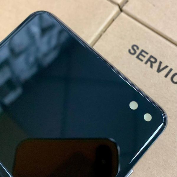 Дисплей для Samsung G975 Galaxy S10 Plus с черным тачскрином и серой корпусной рамкой, IPS (дисплей не округлен) 535101 фото