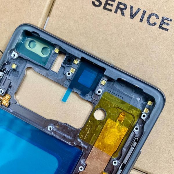 Дисплей для Samsung G975 Galaxy S10 Plus с черным тачскрином и серой корпусной рамкой, IPS (дисплей не округлен) 535101 фото
