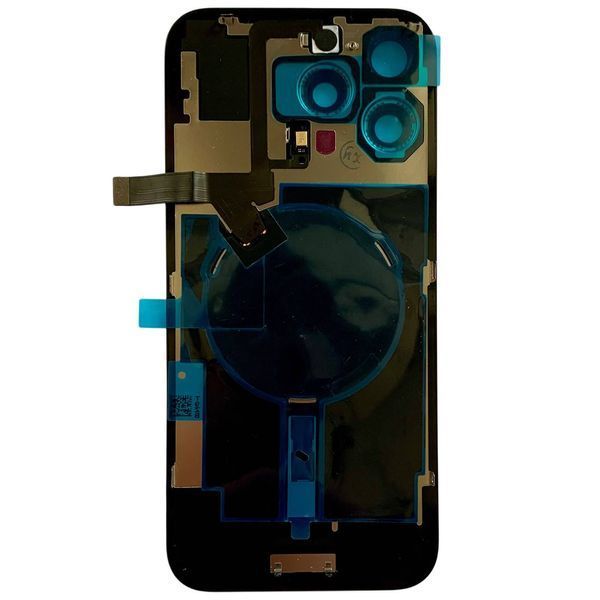 Задняя крышка корпуса iPhone 16 Pro Max Gray (со стеклом камеры, MagSafe, NFC), Original (China) 561057 фото
