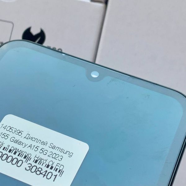 Дисплей для Samsung A155 Galaxy A15 5G з чорним тачскріном та корпусною рамкою, Дисплей для Samsung A155 Galaxy A15 5G з чорним тачскріном та корпусною рамкою, Hard OLED 1405395 фото