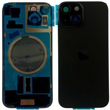 Задня кришка корпусу iPhone 15 Black (зі склом камери, MagSafe), Original (China) 648159 фото
