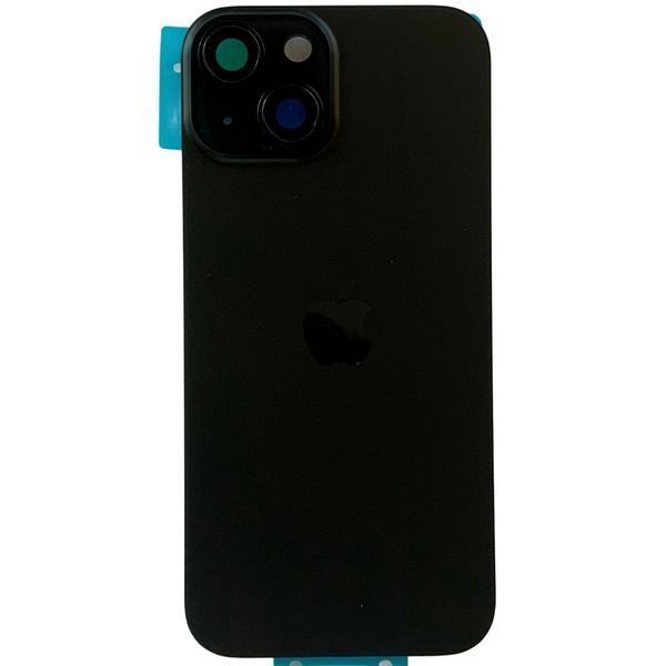 Задняя крышка корпуса iPhone 15 Black (со стеклом камеры, MagSafe), Original (China) 648159 фото