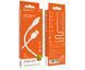 Кабель USB-L Borofone BX51 Triumph Lightning 1m white 01050517 фото 1