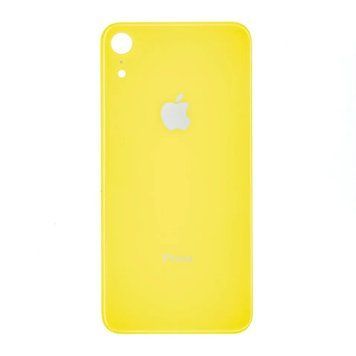 Задня кришка корпусу iPhone XR Yellow (великий виріз під камеру), Original (China) 1408645 фото