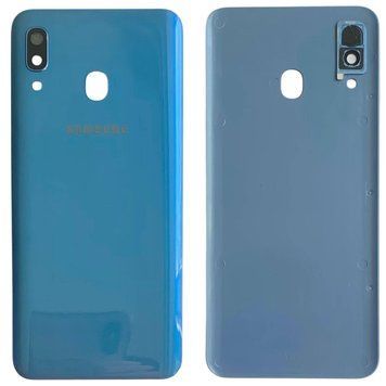 Задня кришка Samsung A305 Galaxy A30 2019 blue (зі склом камери) 6007 фото