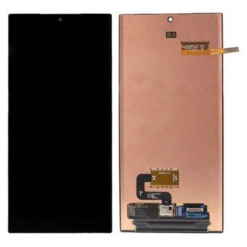 Дисплей для Samsung S918 Galaxy S23 Ultra с черным тачскрином, Service Pack Original 1405403 фото