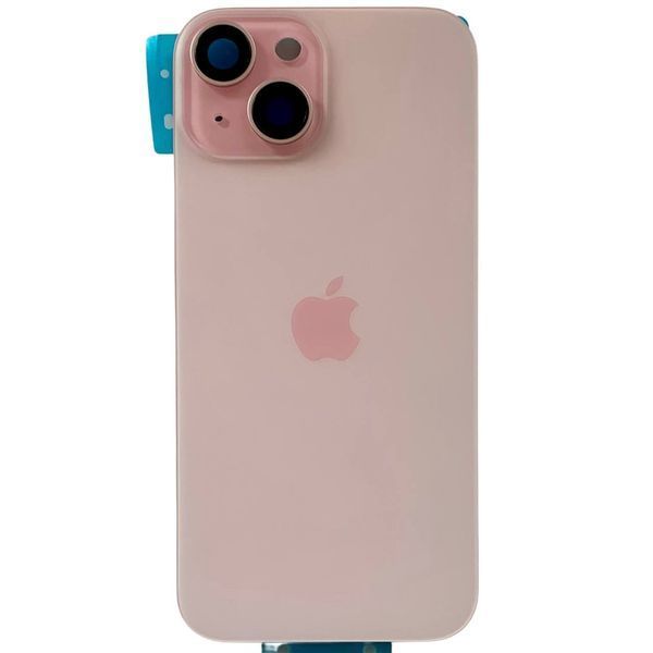 Задняя крышка корпуса iPhone 15 Pink (со стеклом камеры, MagSafe), Original (China) 648180 фото