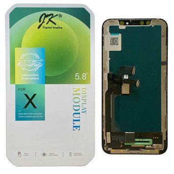 Дисплей для iPhone X с черным тачскрином, JK-INCELL 1019411_1 фото