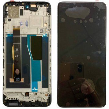 Дисплей для Motorola Moto G84 (XT2347 | XT2347-2) с черным тачскрином и корпусной рамкой, INCELL 101282 фото