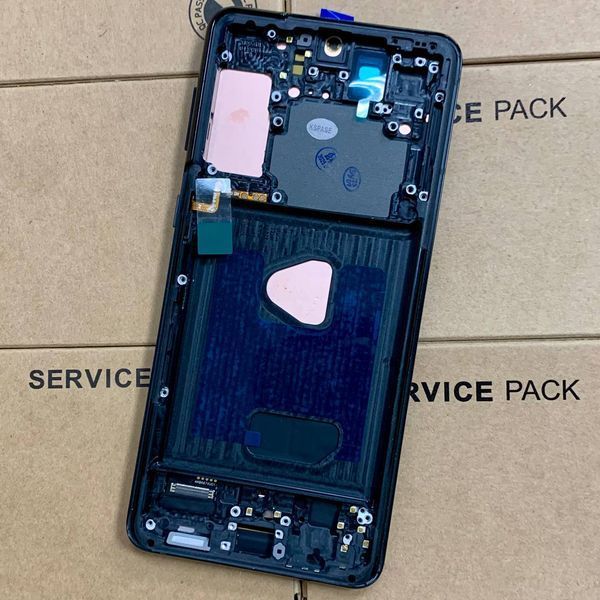 Дисплей для Samsung G996 Galaxy S21 Plus с черным тачскрином и корпусной рамкой, OLED 1405367 фото