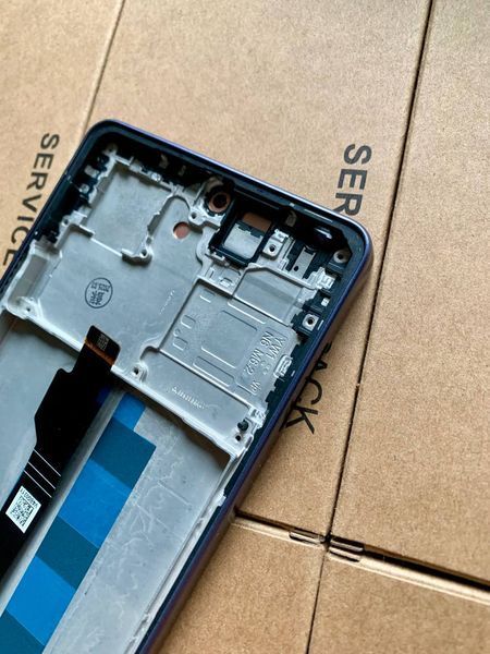 Дисплей для Xiaomi Redmi Note 13 Pro 4G (23117RA68G) з чорним тачскріном та фіолетовою корпусною рамкою, OLED 9860758_1 фото